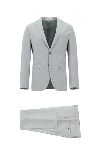  Açık Gri 7 Drop Super Slim Fit Eksra Dar Kesim Takım Elbise