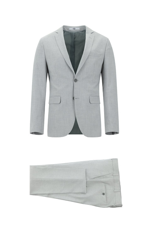Light Grey 7 Drop Super Slim Fit Extra Narrow Cut Suit