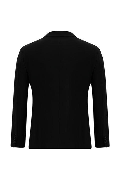 Black 7 Drop Super Slim Fit Extra Narrow Cut Double-Breasted Suit