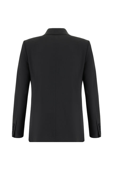 Black 7 Drop Slim Fit Narrow Cut Double-Breasted Suit