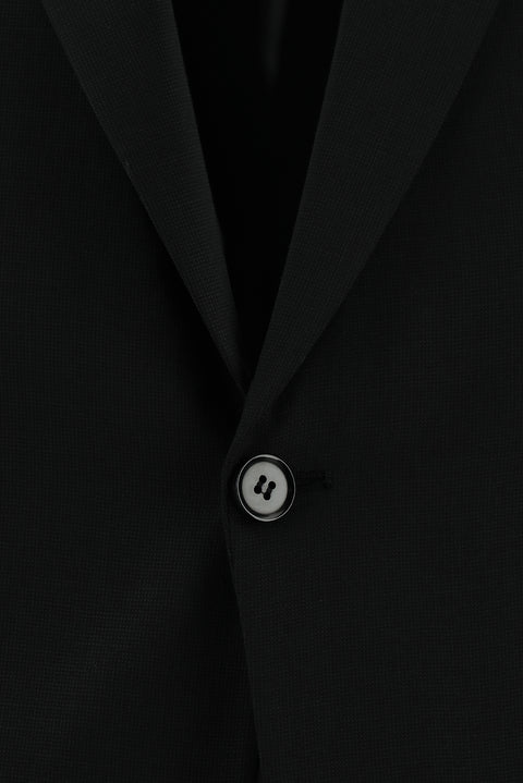 Black 7 Drop Slim Fit Narrow Cut Suit
