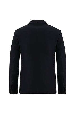 Koyu Lacivert 7 Drop Super Slim Fit Eksra Dar Kesim Kruvaze Takım Elbise