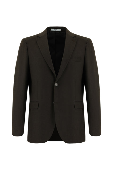 Dark Brown 6 Drop Regular Fit Standard Cut Suit