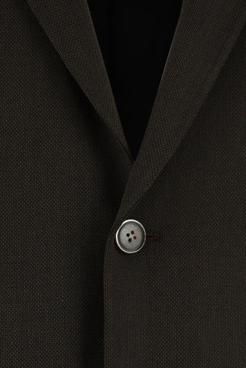 Dark Brown 6 Drop Regular Fit Standard Cut Suit