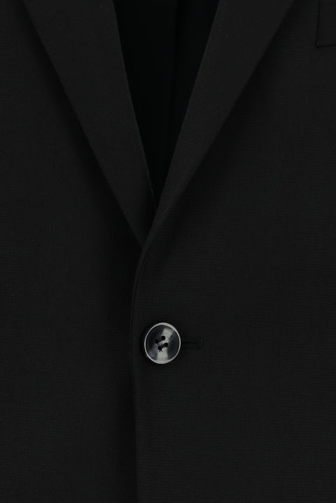 Black 6-Drop Regular Fit Standard Cut Suit
