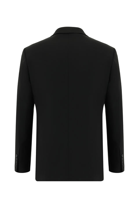 Siyah 7 Drop Slim Fit Dar Kesim Takım Elbise