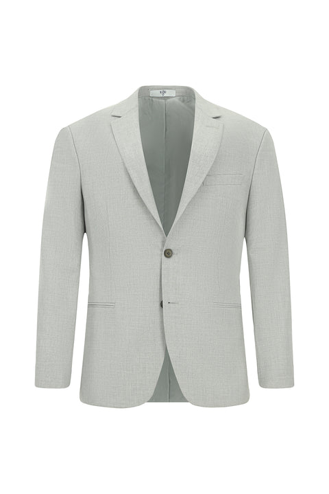 Light Grey 7 Drop Super Slim Fit Extra Narrow Cut Patterned Suit
