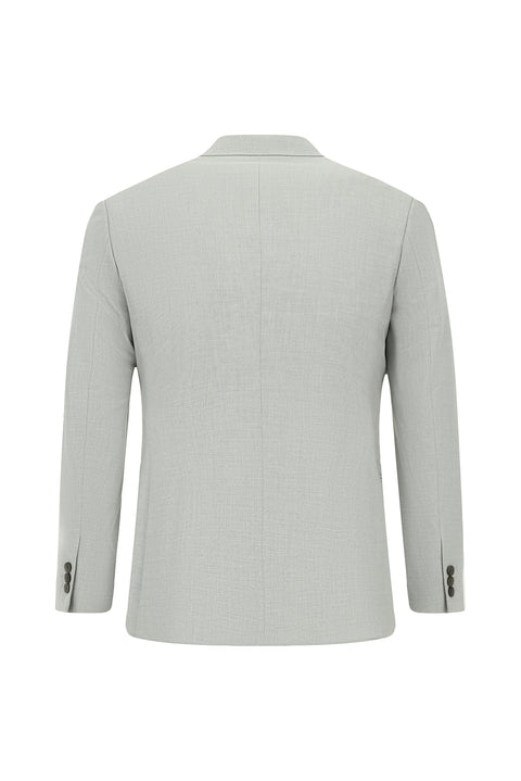 Light Grey 7 Drop Super Slim Fit Extra Narrow Cut Patterned Suit