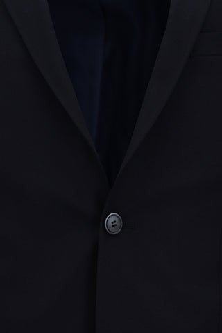  Orta Lacivert 7 Drop Super Slim Fit Eksra Dar Kesim Desenli Takım Elbise