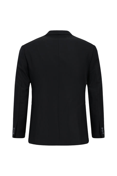 Dark Navy 7 Drop Super Slim Fit Extra Narrow Cut Patterned Suit