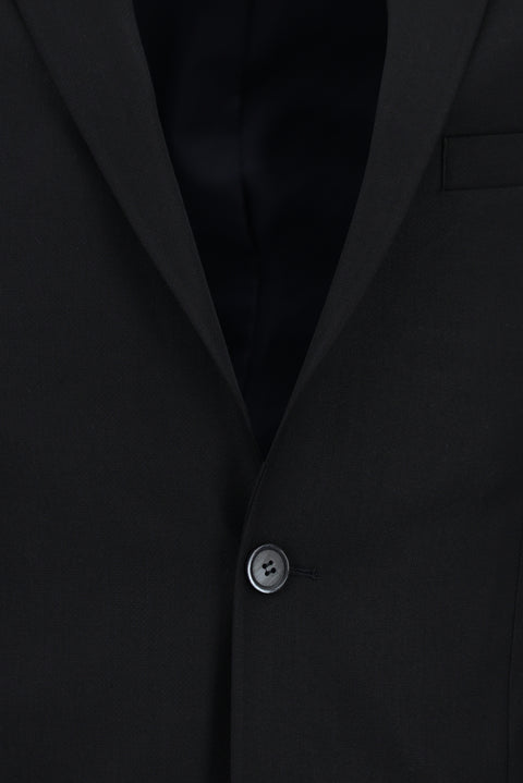 Dark Navy 7 Drop Super Slim Fit Extra Narrow Cut Patterned Suit