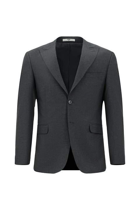 Medium Gray 6 Drop Regular Fit Standard Cut Suit