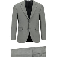 Dark Anthracite 4-Drop Relaxed Fit Suit with Elastic Waistband