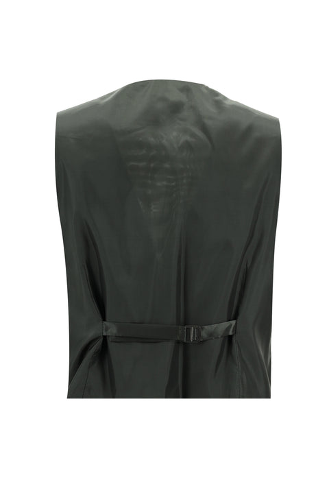 Dark Gray 7 Drop Slim Fit Narrow Cut Suit with Vest