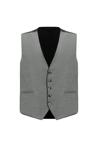  Koyu Füme 6 Drop Regular Fit Standart Kesim Kombinli Yelekli Takım Elbise