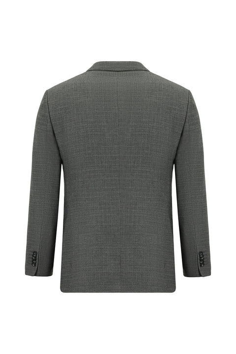 Light Gray 7 Drop Super Slim Fit Extra Narrow Cut Suit with Vest
