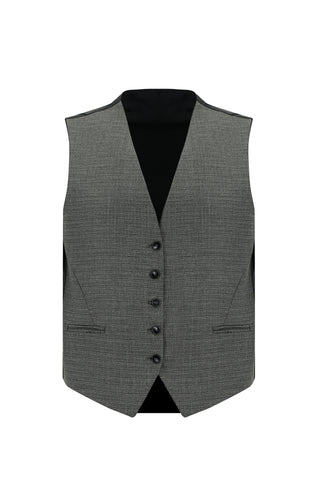  Açık Füme 7 Drop Super Slim Fit Eksra Dar Kesim Kombinli Yelekli Takım Elbise
