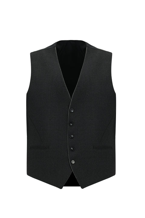 Light Gray 6 Drop Regular Fit Standard Cut Suit with Vest