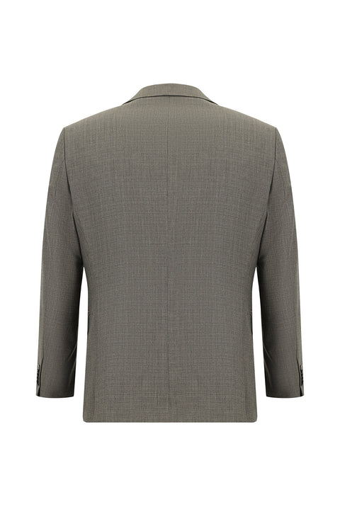 Açık Kahve  7 Drop Super Slim Fit Eksra Dar Kesim Kombinli Yelekli Takım Elbise