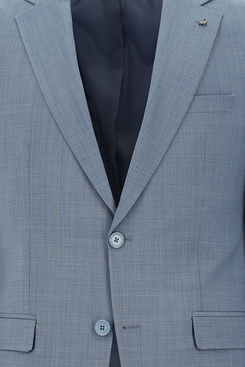 Dark Blue 4-Drop Relaxed Fit Suit