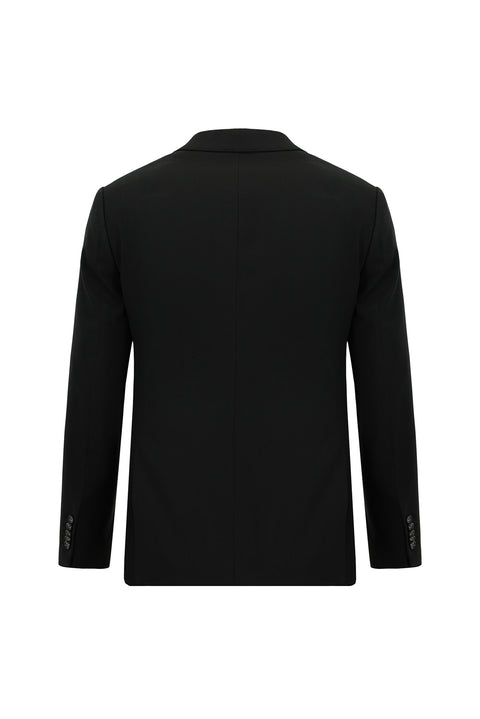 Black 7 Drop Super Slim Fit Extra Narrow Cut Suit with Vest
