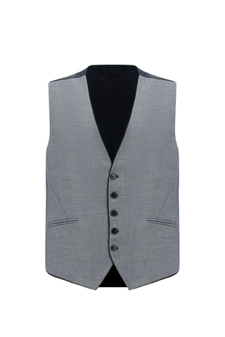  Koyu Lacivert 7 Drop Slim Fit Dar Kesim Yelekli Takım Elbise