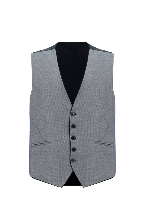 Dark Navy 7 Drop Super Slim Fit Extra Narrow Cut Suit with Vest