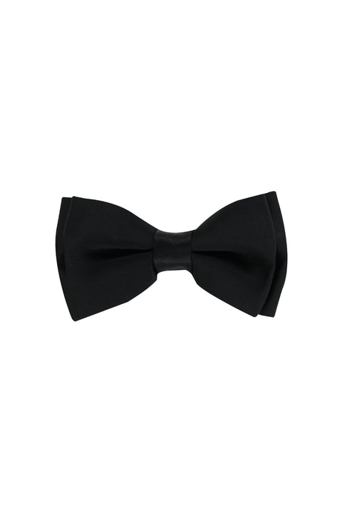 Black 4-Drop Relaxed Fit Loose Cut Shawl Collar Wool Vest Tuxedo & Groom Suit