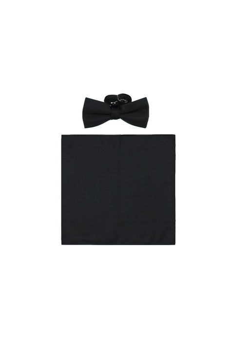 Black 4-Drop Relaxed Fit Comfortable Cut Pointed Collar Tuxedo & Groom Suit