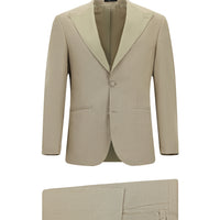 Kum 4 Drop Relaxed Fit Relaxed Cut Pointed Collar Tuxedo & Groom Suit