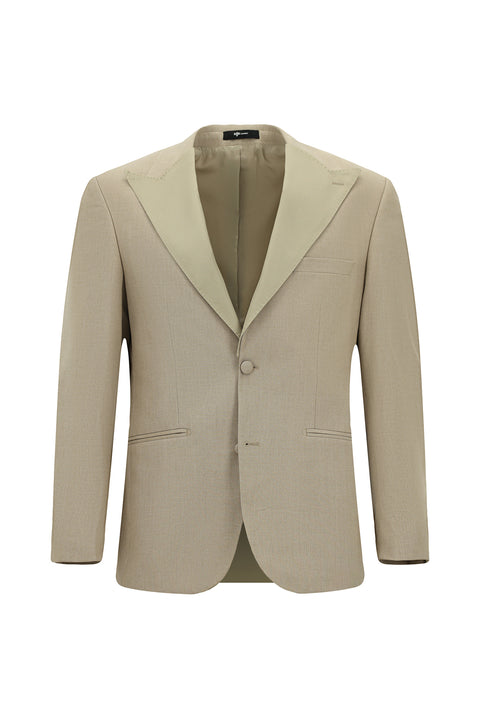 Kum 4 Drop Relaxed Fit Relaxed Cut Pointed Collar Tuxedo & Groom Suit