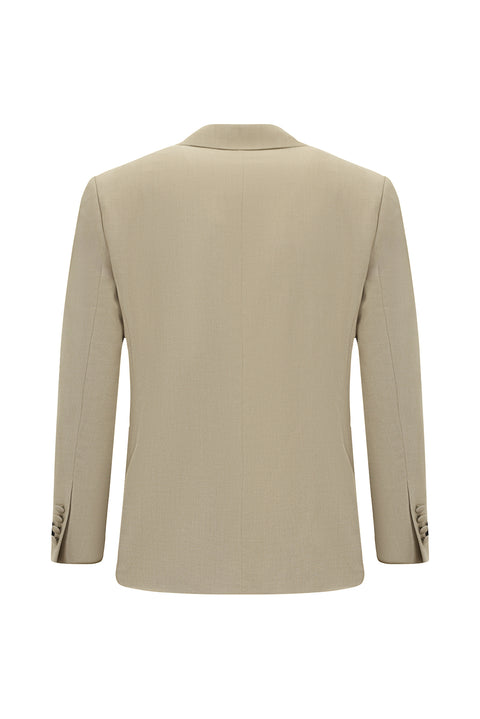 Kum 4 Drop Relaxed Fit Relaxed Cut Pointed Collar Tuxedo & Groom Suit