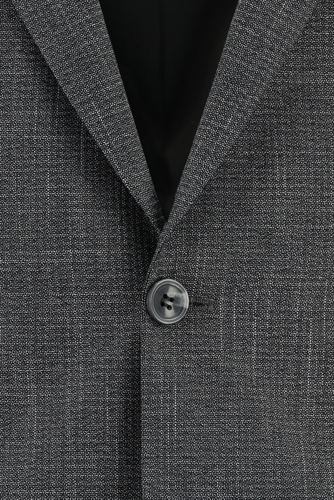 Medium Gray 6 Drop Regular Fit Standard Cut Patterned Suit