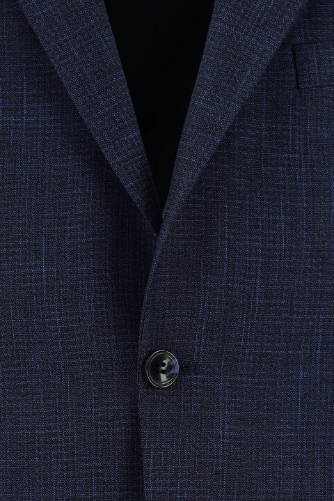 Light Navy Blue 6 Drop Regular Fit Standard Cut Patterned Suit