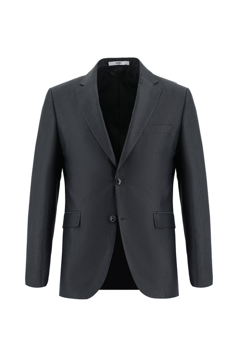 Dark Anthracite 7 Drop Slim Fit Patterned Suit