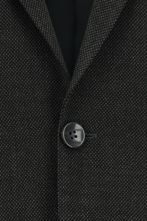Dark Anthracite 4-Drop Relaxed Fit Patterned Suit