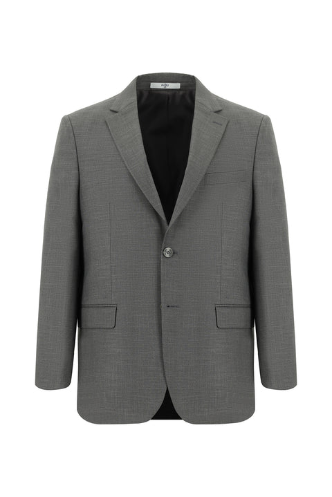 Dark Mink 7 Drop Slim Fit Patterned Suit