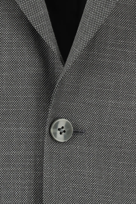 Dark Mink 7 Drop Slim Fit Patterned Suit