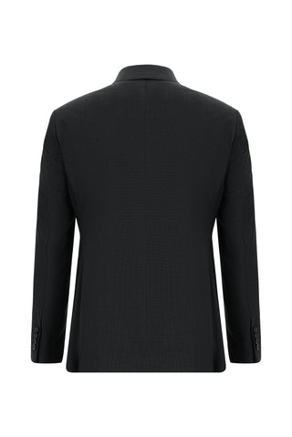  Koyu Antrasit 7 Drop Super Slim Fit Eksra Dar Kesim Desenli Takım Elbise