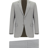 Koyu Vizon 6 Drop Regular Fit Standart Kesim Desenli Takım Elbise