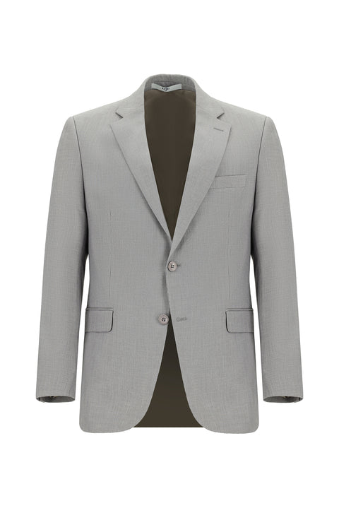 Dark Mink 7 Drop Slim Fit Patterned Suit