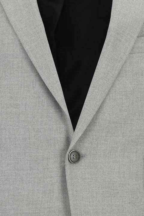 Medium Grey 7 Drop Slim Fit Patterned Suit