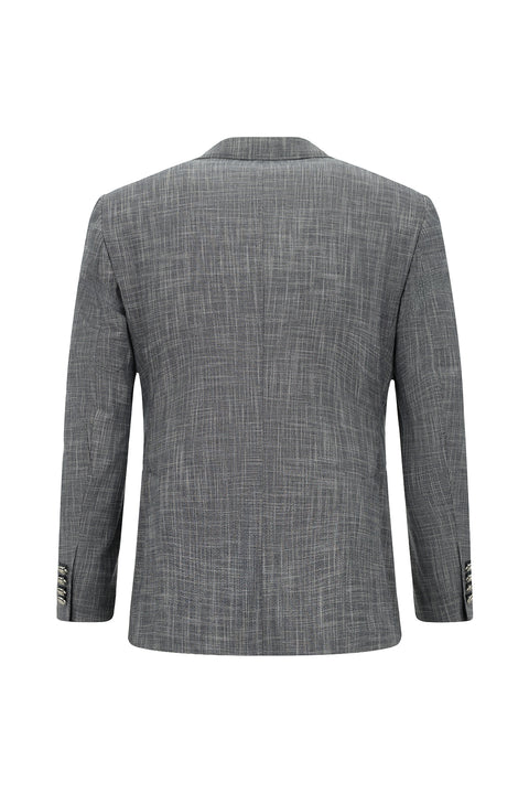 Koyu Lacivert 7 Drop Super Slim Fit Eksra Dar Kesim Desenli Beli Lastikli İpli Takım Elbise