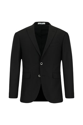  Siyah 7 Drop Super Slim Fit Eksra Dar Kesim Takım Elbise