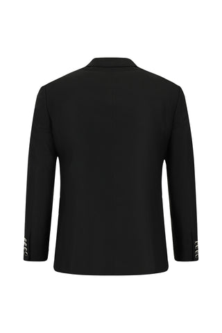  Siyah 7 Drop Super Slim Fit Eksra Dar Kesim Takım Elbise