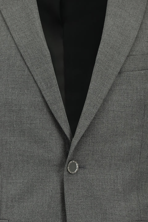 Medium Gray 7 Drop Super Slim Fit Extra Narrow Cut Suit