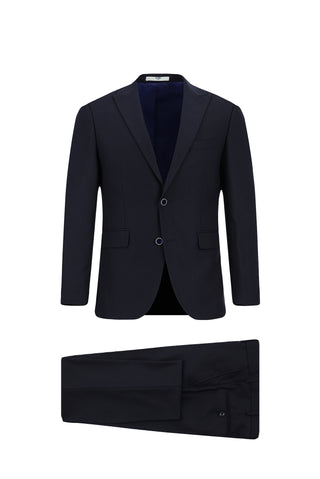  Koyu Lacivert 7 Drop Super Slim Fit Eksra Dar Kesim Takım Elbise