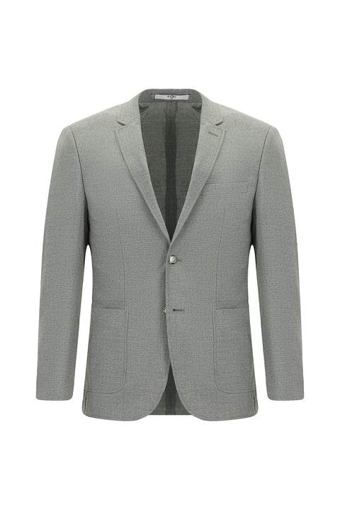 Medium Grey 7 Drop Super Slim Fit Extra Narrow Cut Patterned Elastic Waist Drawstring Sport Suit