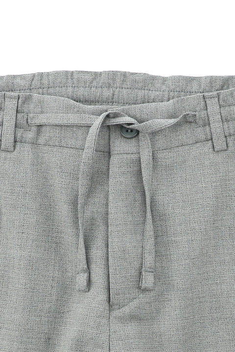 Medium Grey 7 Drop Super Slim Fit Extra Narrow Cut Patterned Elastic Waist Drawstring Sport Suit
