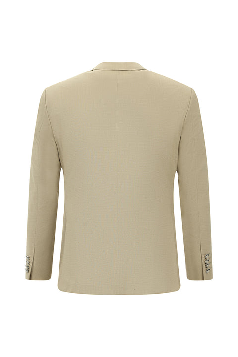 Light Beige 7 Drop Super Slim Fit Extra Narrow Cut Patterned Elastic Waist Drawstring Sport Suit